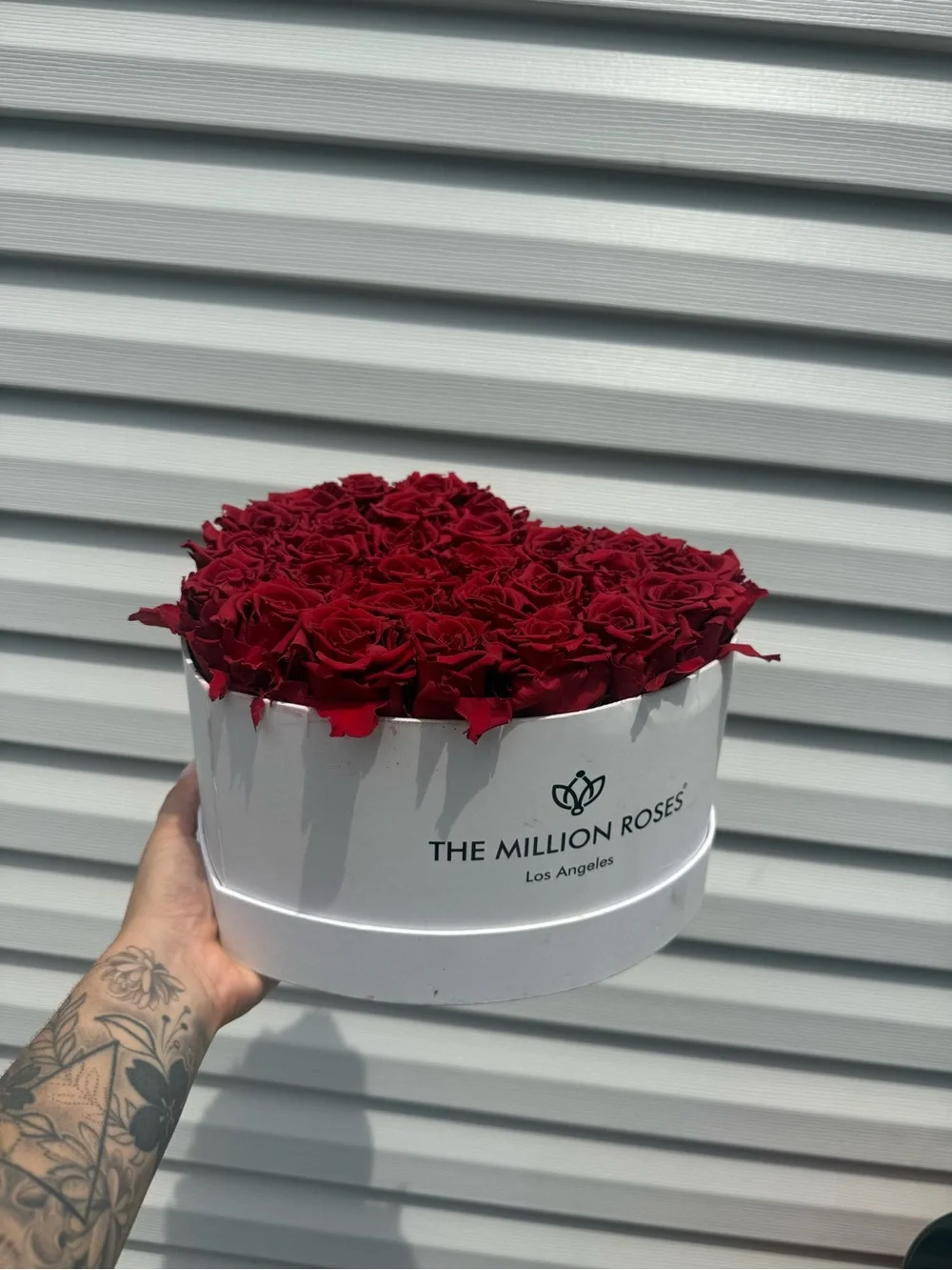 Heart-Shaped Red Rose Arrangement